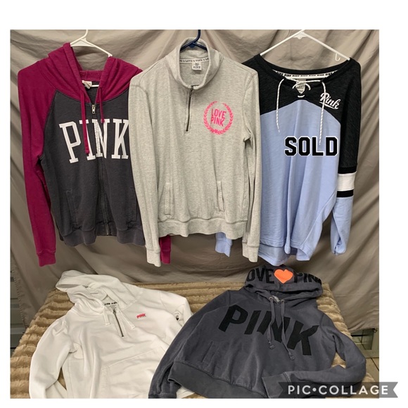 PINK Victoria's Secret Tops - PINK Sweatshirt Bundle